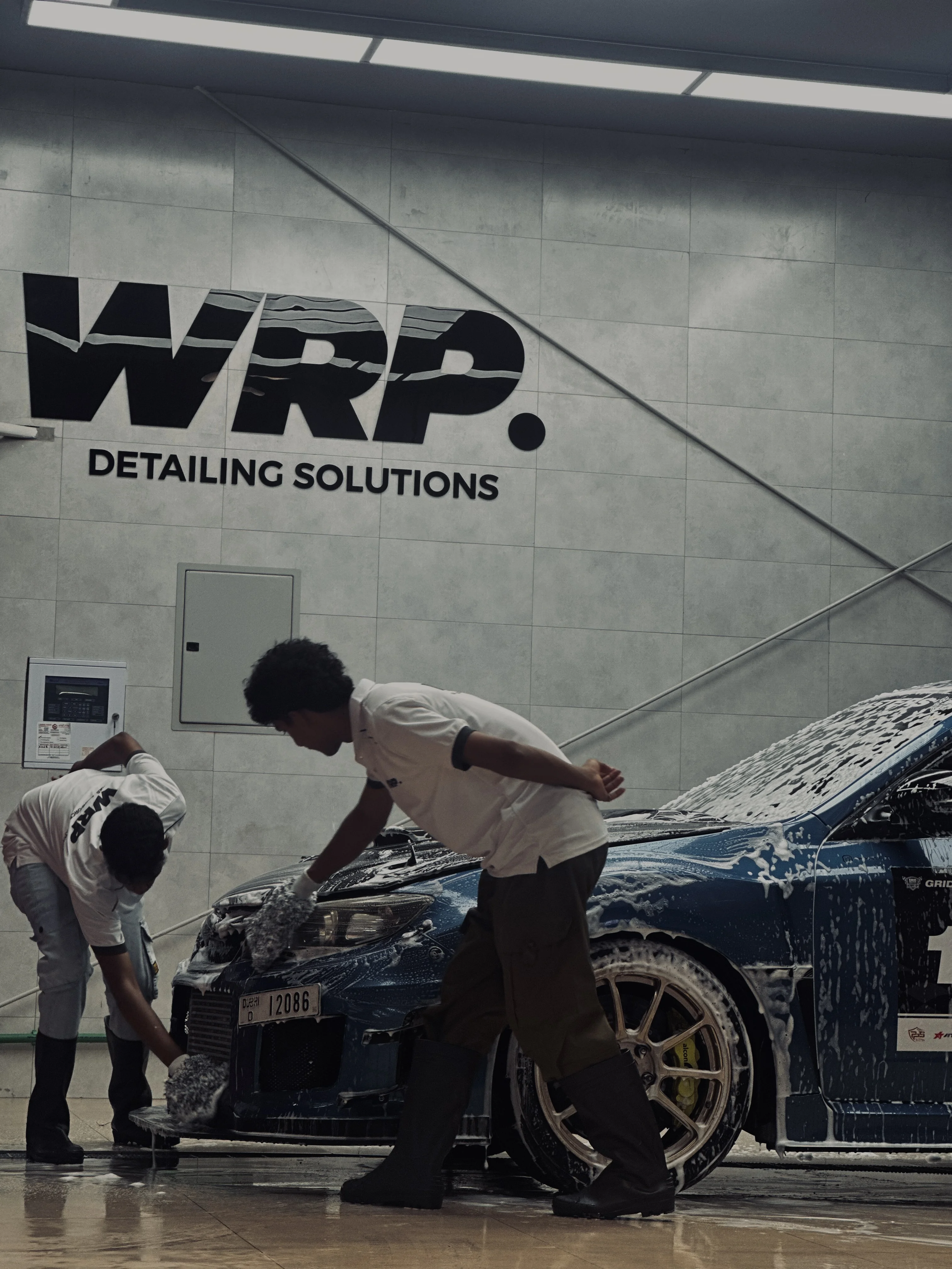 Premium Detailing Process Behind the Scenes - Professional car detailing work completed at WRP Dubai luxury automotive studio
